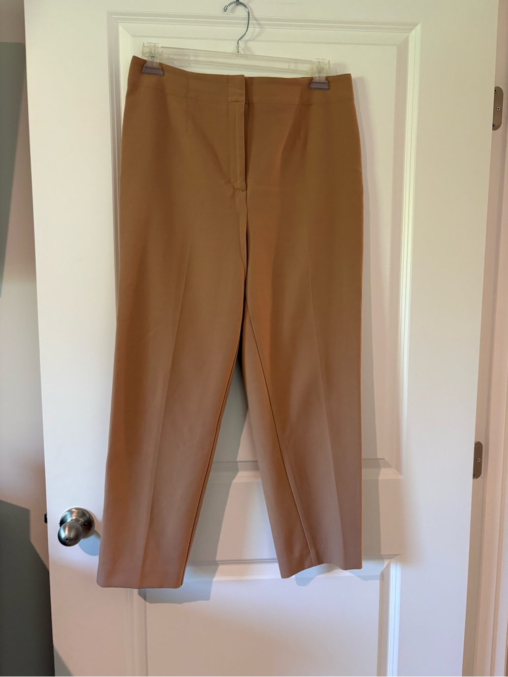Ann Taylor Straight Leg Dress Pants - Camel Brown